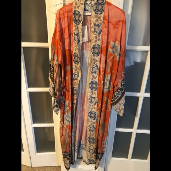 Spell Other - NWT Spell Cherry Blossom Kimono S no tie